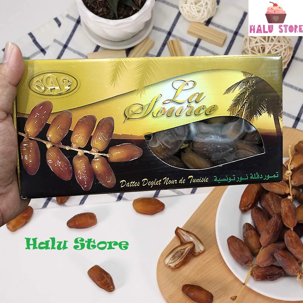[SIÊU HOT] Chà Là Nguyên Cành Deglet Nour Israel hộp 500 gram