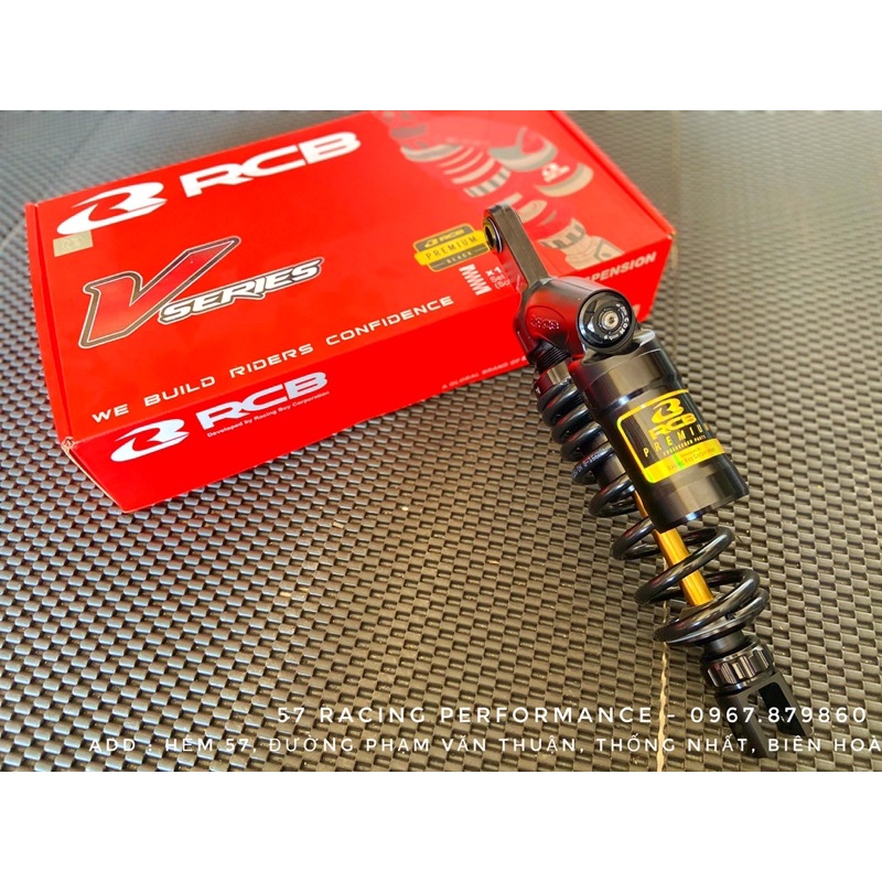 Phuộc Racing Boy VD Seri 2 chỉnh Đen Ty Vàng Vario, Click, Vision