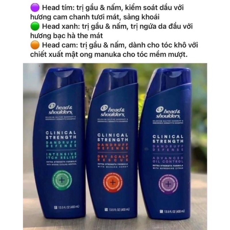 Dầu gội Head & Shoulder của Mỹ 400ml