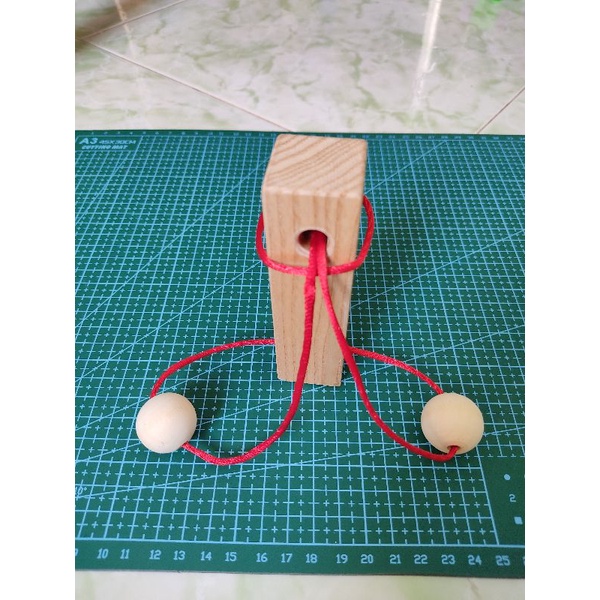 Đồ chơi trí tuệ_Thử thách trí não_Sleeper &amp; Stopper (V1) - Wooden Puzzle_Hack não &amp; Độc đáo_Logic_IQ Toys_Giải đố_Tư Duy