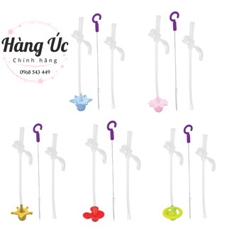 Ống hút thay thế và dụng cụ vệ sinh bình tập uống nước b box 360 độ - bbox sippy cup phiên bản disney