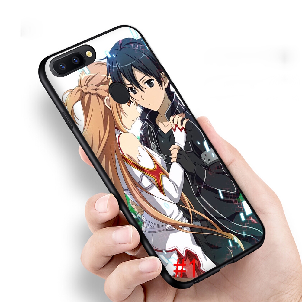 Ốp Điện Thoại Mềm Hình Sword Art Online Sao Cho Realme 2 A5 5 X2 Xt X Lite 3 Pro