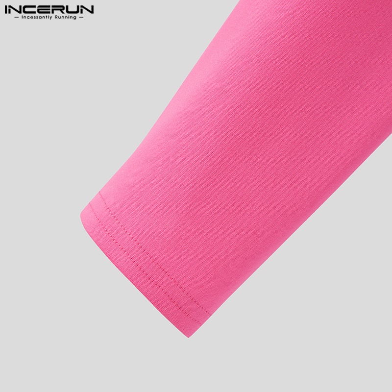 Áo INCERUN tay phồng dài cá tính trẻ trung cho nam