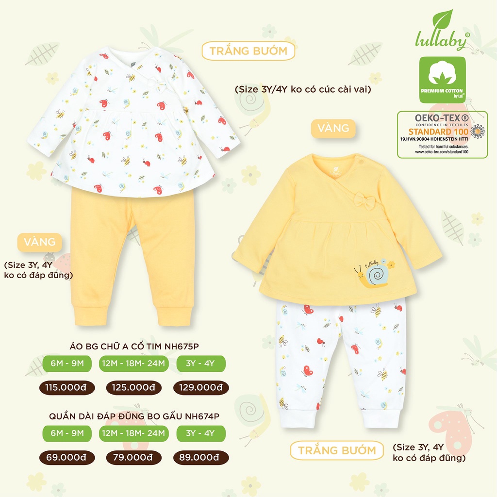 BỘ DÀI TAY BÉ GÁI BST THU ĐÔNG 2021 INTERLOCK 100% COTTON