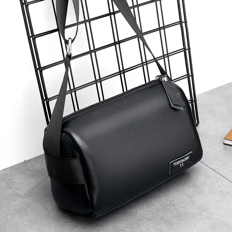 Túi Da Đeo Chéo Hình Trụ Thời Trang Cho Nam Và Nữ ko046