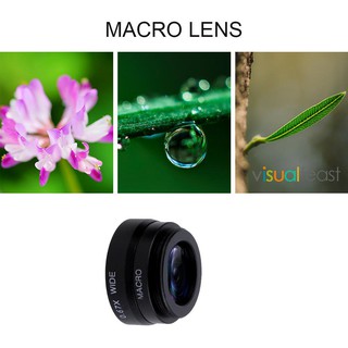 😉[Ready Stock/COD]😉3 in 1 Fish Eye+ Wide Angle+ Macro Camera Lens Kit for Phone