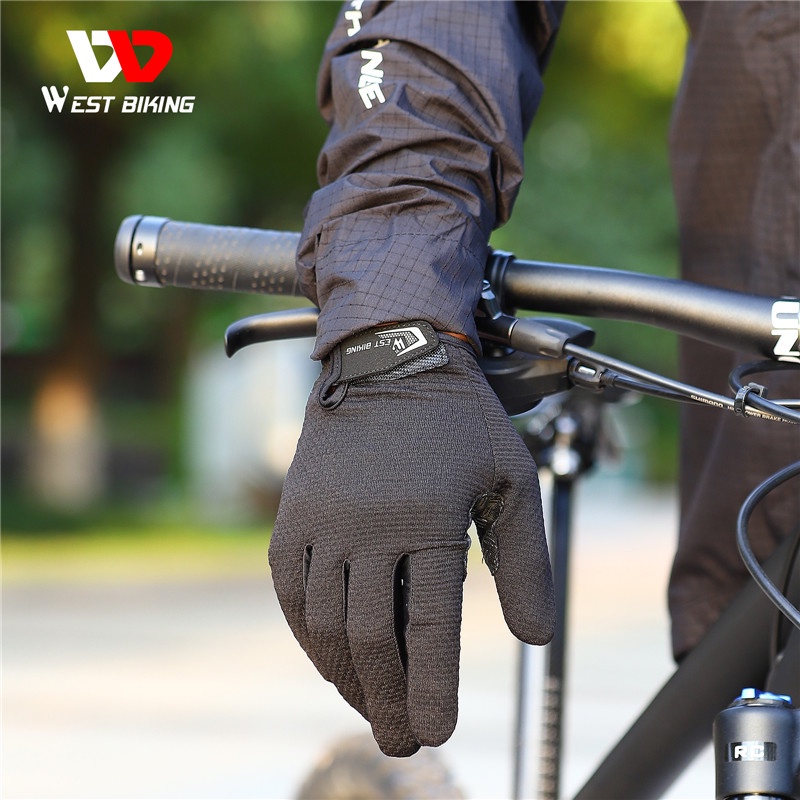 Găng tay WEST BIKING chống trượt thời trang dành cho chạy xe máy đi xe đạp