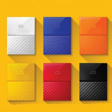 Ổ Cứng Di Động WD My Passport HDD 2TB + Đèn Led USB