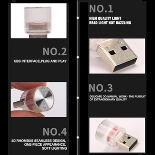 Đèn Led USB Mini Trang Trí Nội Thất Xe Hơi