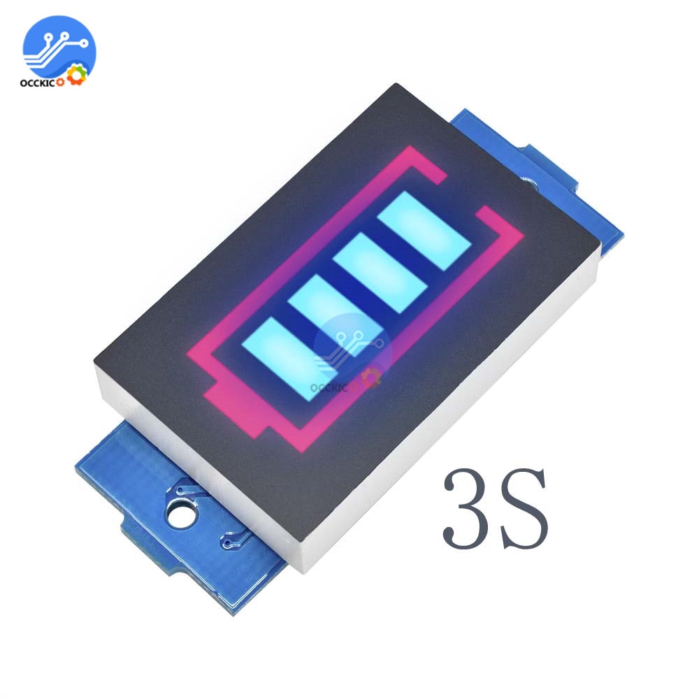 BMS 1S 2S 3S 4S 6S 7S 18650 Li-po Lithium Battery Capacity Indicator Module Meter Power Level Display Board Charge Accessory | WebRaoVat - webraovat.net.vn