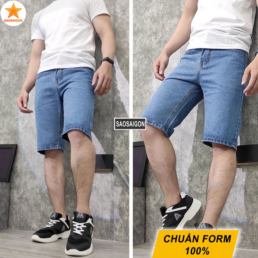 Quần short nam [ HÌNH THẬT ] jean đẹp siêu rẻ siêu bền SG393 Saosaigon