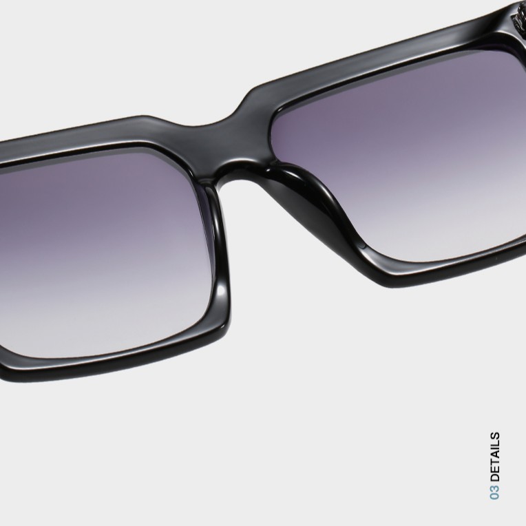 Kính Mát Gọng Vuông Phong Cách Vintage Cho Nam Và Nữ