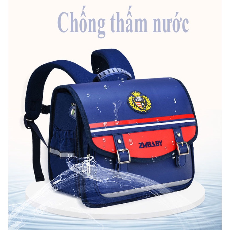 [Giá si] Cặp học sinh cấp 1 cấp2 cho bé trai bé gái chống thâm nước mặt lưng thoáng khí hoạt tiết phi hành gia, mèo hồng