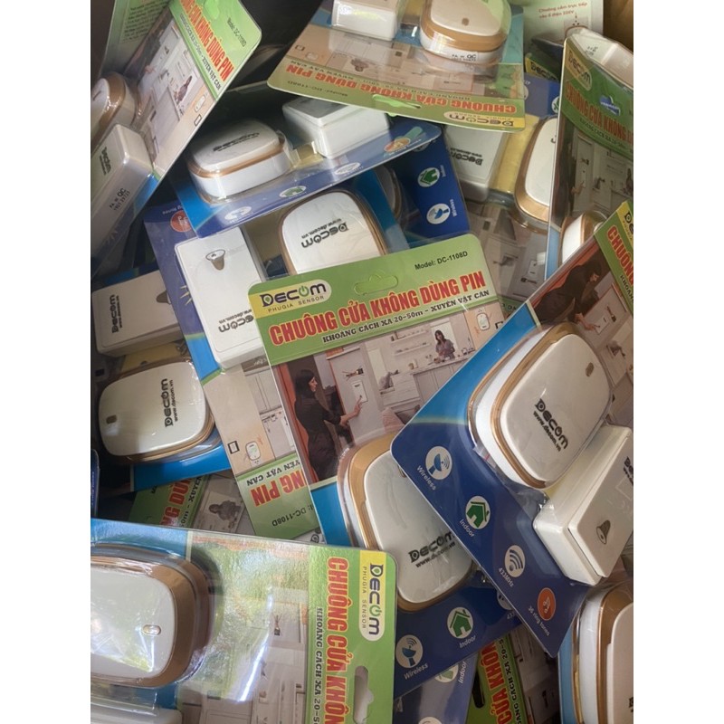 Chuông Cửa Không Dây Cao Cấp Không Điện Không Pin