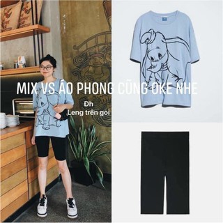 Quần legging Thái trơn