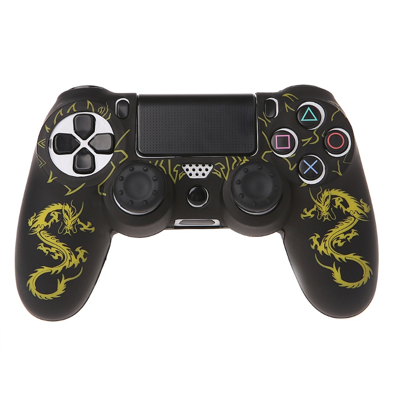Vỏ Silicone Bọc Bảo Vệ Tay Cầm Điều Khiển Chơi Game Kèm 2 Nút Bọc Bảo