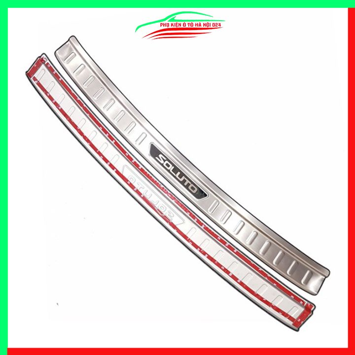 Ốp chống trầy cốp Kia Soluto 2019-2023 inox sáng bóng