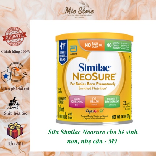 SỮA SIMILAC NEOSURE DATE 5/2025 371g mẫu mới