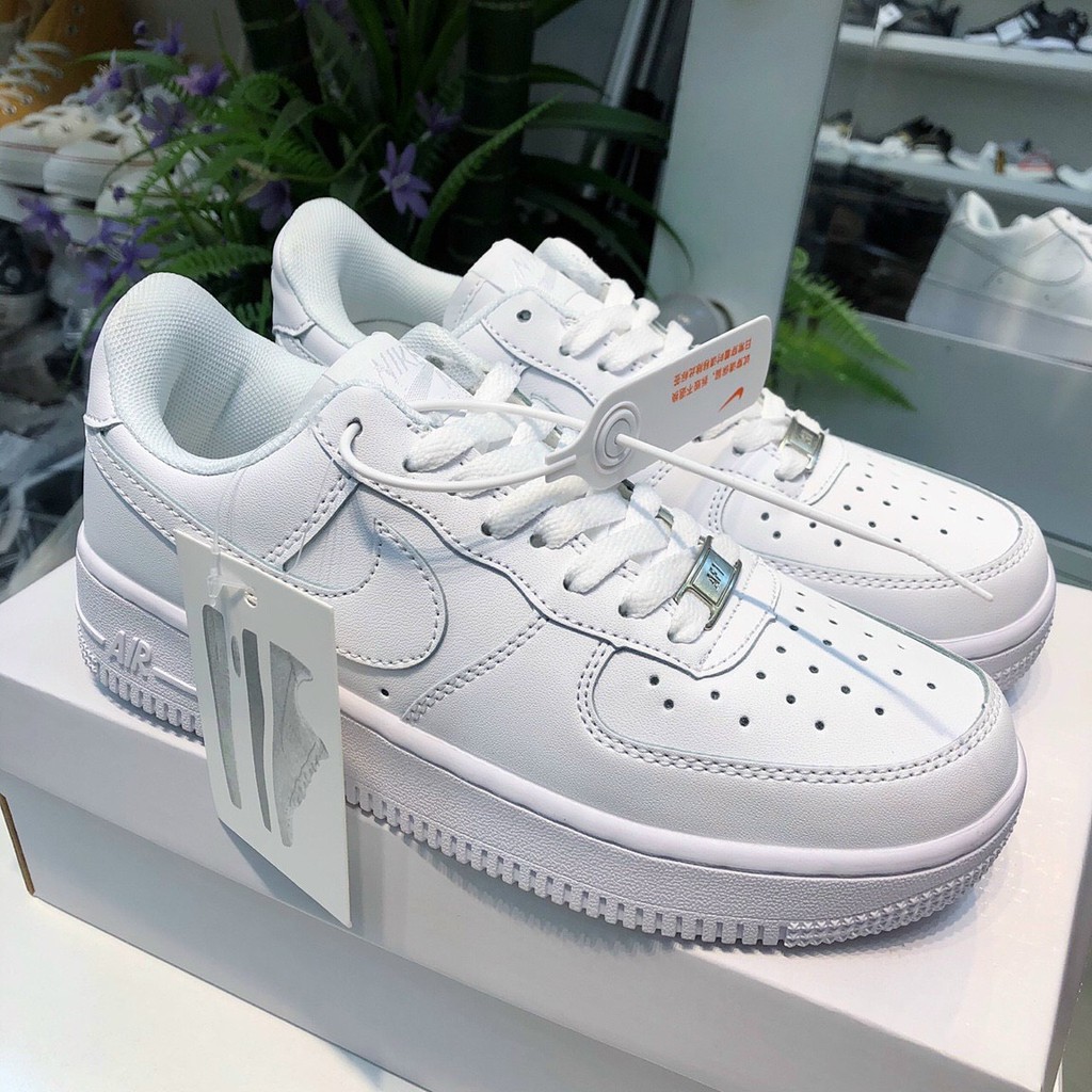 [ Free Ship ]Giày, Giày Thể Thao, Giày Sneaker Nam Nữ AF1 Cao Cấp trắng da bóng, mịn hot trend