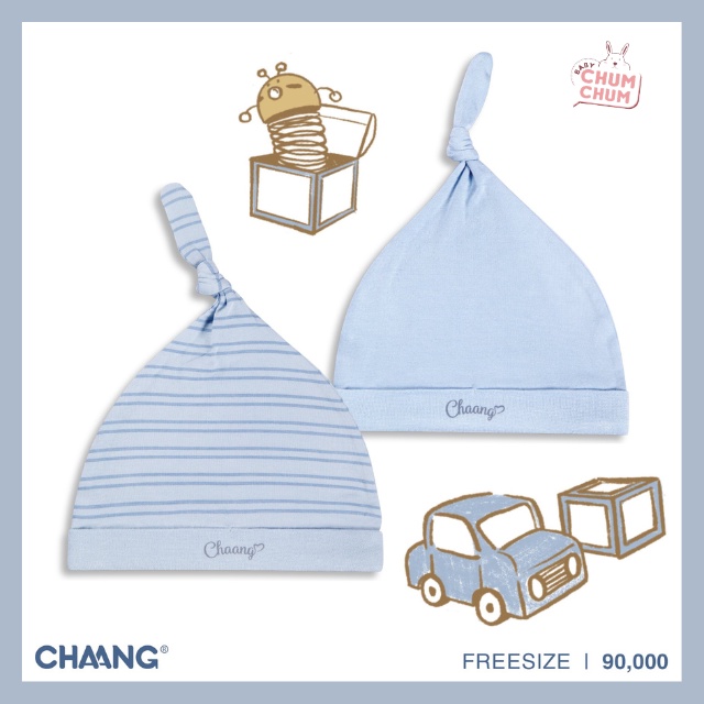 Set Mũ Thóp Active Cho Bé CHAANG SS22D6