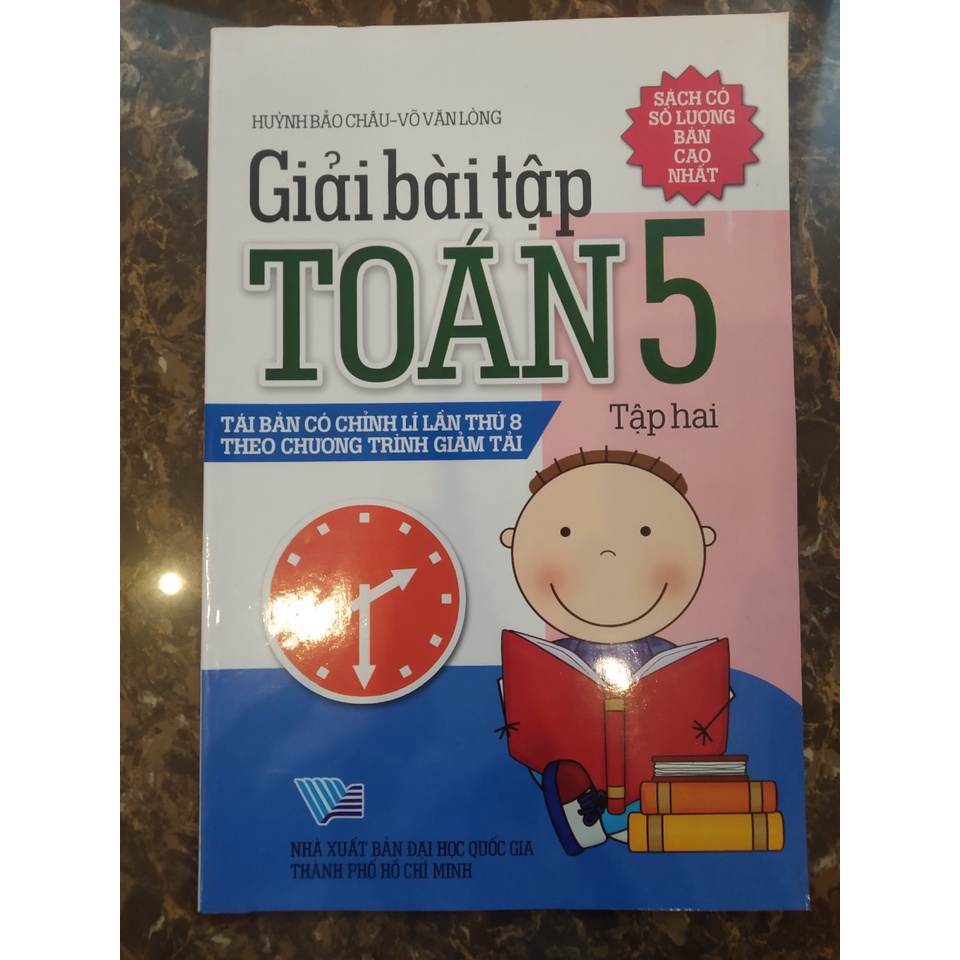 Sách - Combo Giải Bài Tập Toán 5 (2 Tập)
