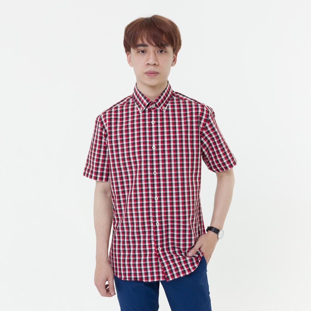 Áo sơ mi nam tay ngắn The Shirts Studio Hàn Quốc 12F2326RE