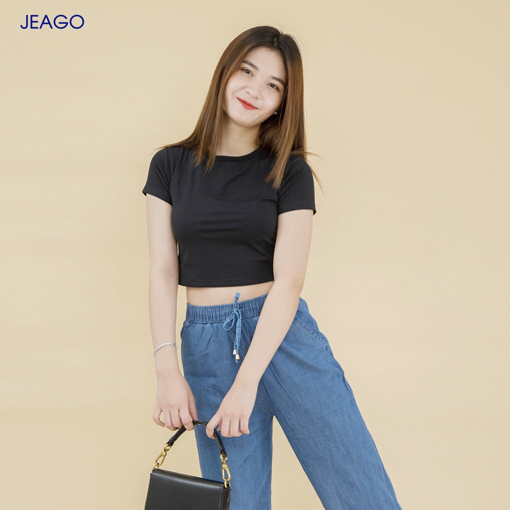 Quần Baggy Dài Nữ Lưng Thun JEAGOVN