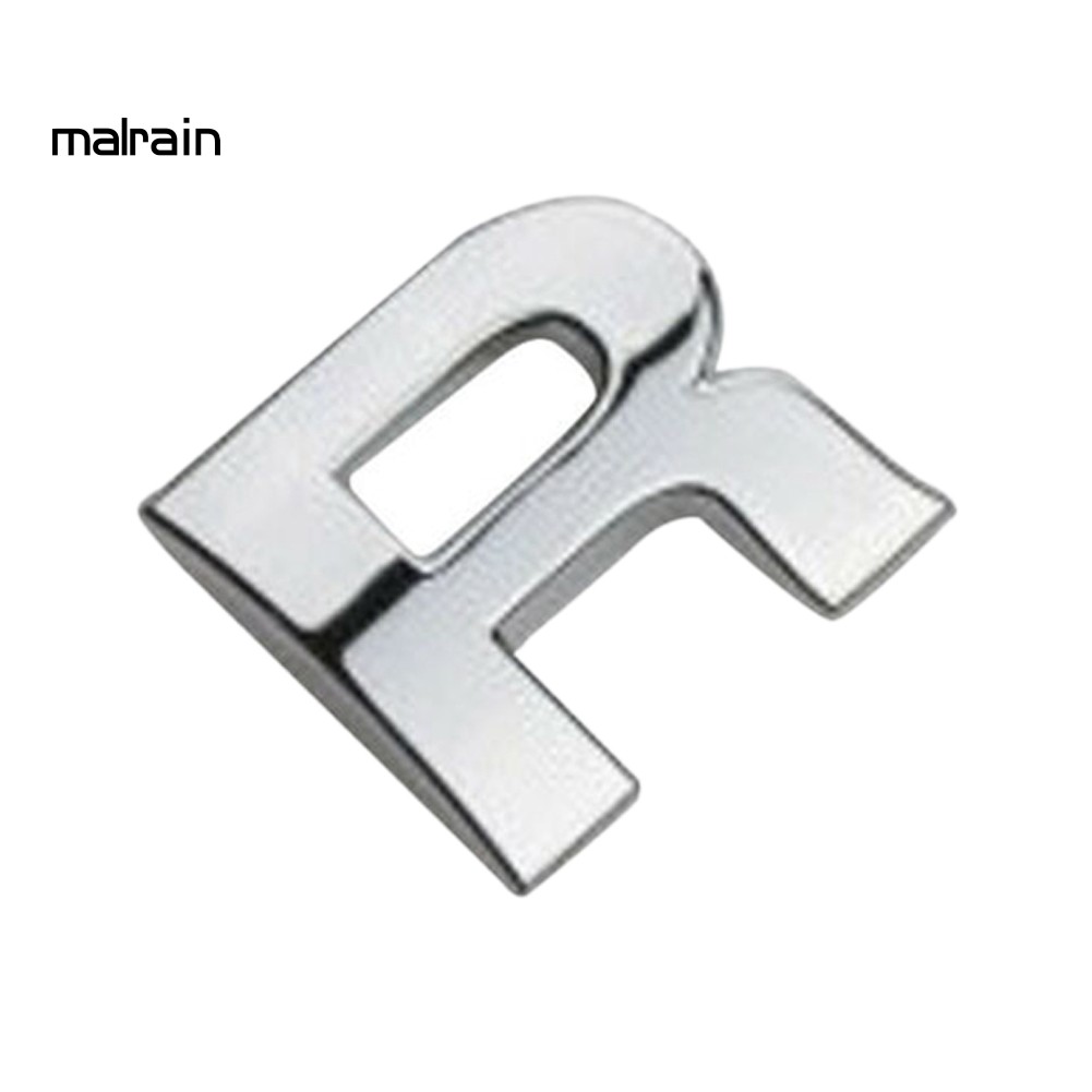 Miếng Dán Chữ Số Trang Trí Xe Hơi