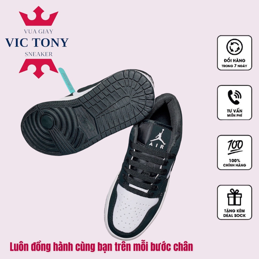 [XẢ DỊCH] Giày 𝐉𝐨𝐫𝐝𝐚𝐧 1 low panda màu đen trắng nam nữ, Giày JD1 low panda bản đẹp màu đen trắng basic full box bill | BigBuy360 - bigbuy360.vn