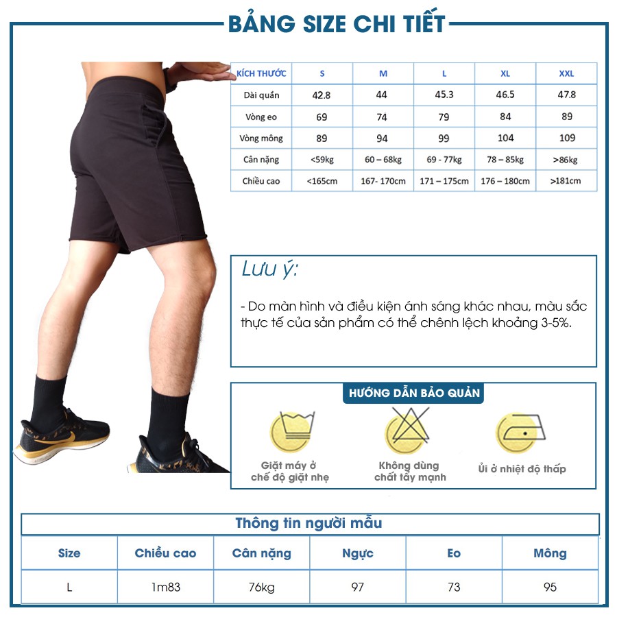 Quần short basic nam After All - Q01-10