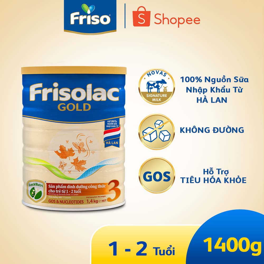 Sữa Bột Frisolac Gold 3 1400g