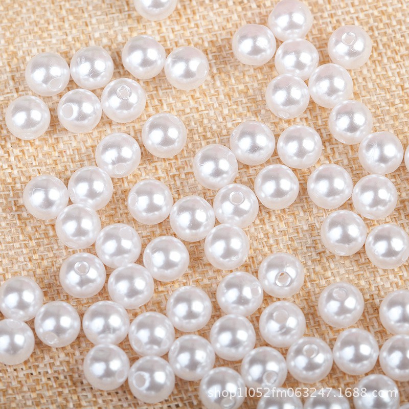 Hạt ngọc trai 6mm, 8mm, 10mm, 12mm 100gr