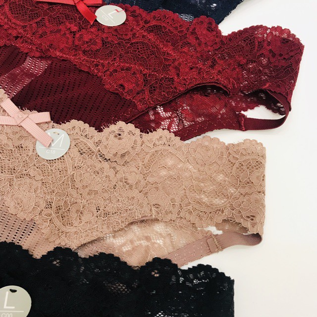 < Ren Mỏng - Mặc sướng >Quần lót nữ Peach hip ren eo thấp gợi cảm | BigBuy360 - bigbuy360.vn
