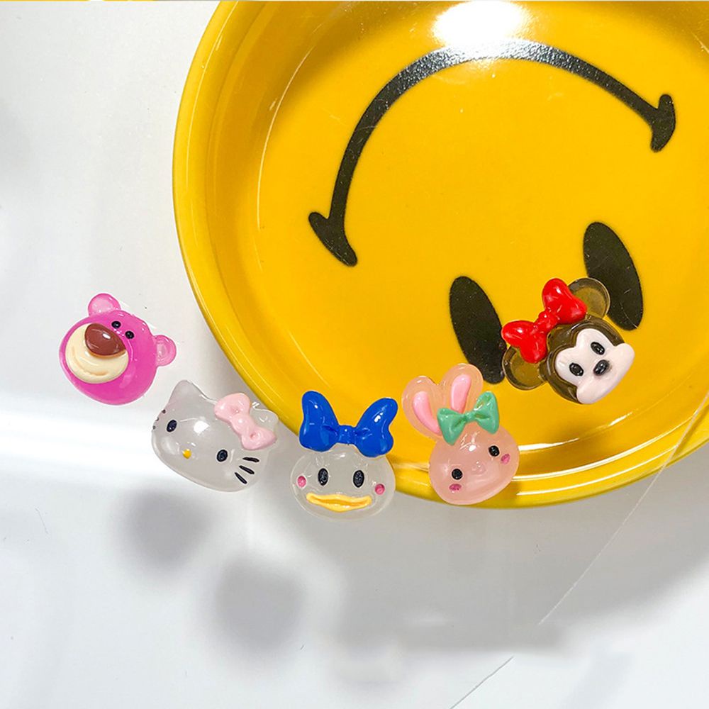 [Hàng mới về] Phụ kiện trang trí móng tay bằng nhựa resin họa tiết hoạt hình Nhật Bản tùy chọn đáng yêu DIY
