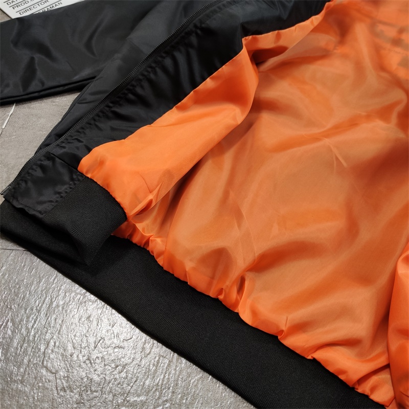 Áo Khoác Bomber Thêu Logo MLB NY Màu Trơn Phối Khóa Kéo Cá Tính Cho Nam Và Nữ