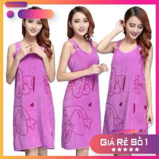 Khăn tắm 2 dây đa năng - đồ dùng phòng tắm - khăn tắm - khăn mặt - áo choàng tắm
