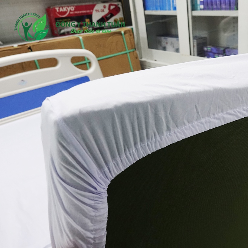 Ga trải giường y tế, tấm drap trải giường bệnh - Tấm lót chống thấm nước siêu bền cho giường có bô vệ sinh