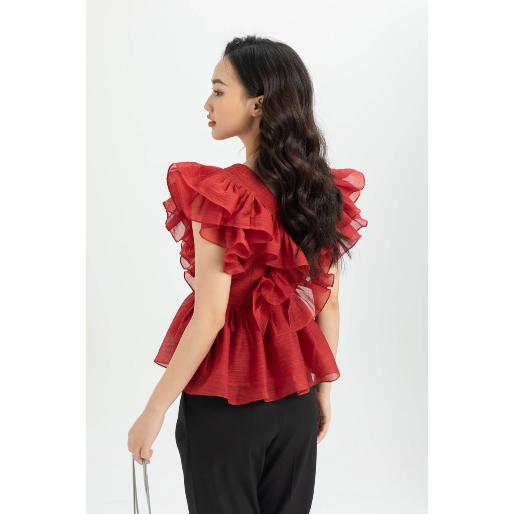Áo lụa cánh tiên nữ IVY moda MS 16B8498