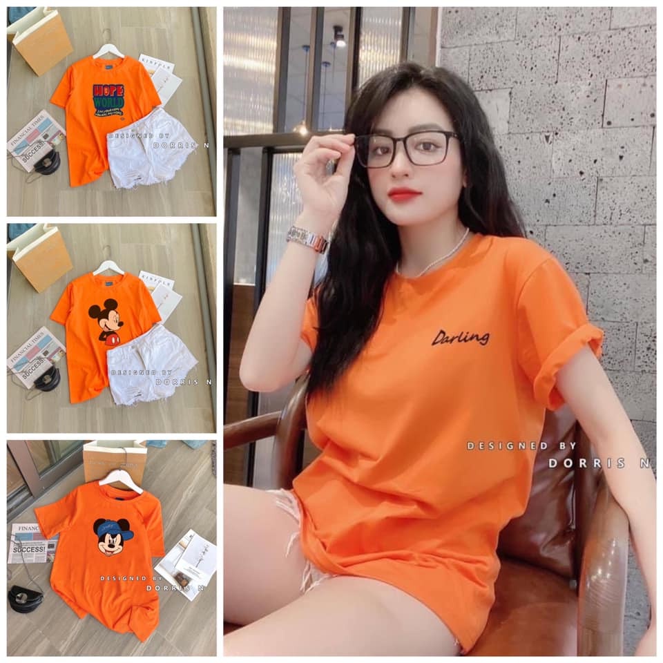 [Mã DORRT8250 giảm 250k] Áo phông basic công sở DARLING trẻ trung hiện đại năng động DORRIS N