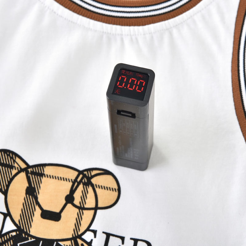 Bộ Áo Liền Quần Vải Cotton Tay Ngắn In Hình Gấu Dễ Thương Thời Trang Mùa Hè Cho Bé Trai Sơ Sinh