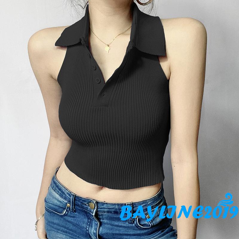 Áo Lửng Hai Dây Thời Trang Quyến Rũ Dành Cho Nữ