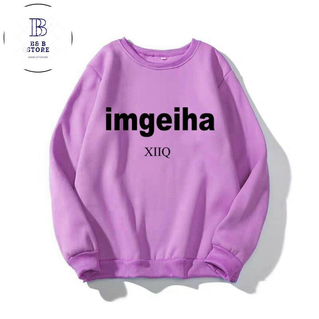 [ FREE_ SHIP ] ÁO SWEATER NỈ UNISEX IMGEIHA FORM RỘNG NAM NỮ NHIỀU MÀU ĐỦ SIZE CỰC ĐẸP