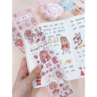 Sticker Nhãn Dán Trang Trí Anime Nhiều Mẫu Bộ 3