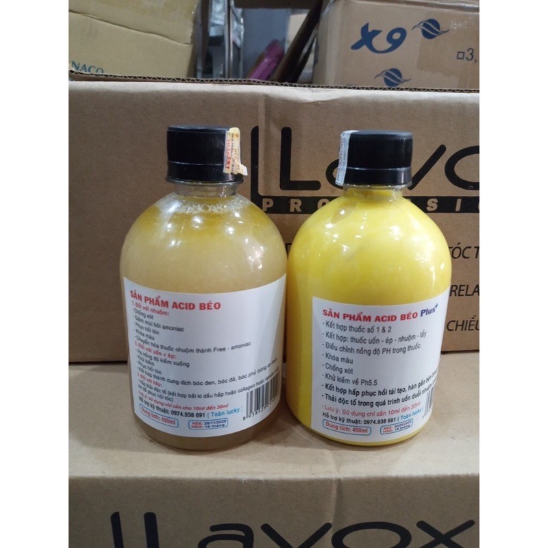 Axit béo hỗ trợ tóc uốn, duỗi, nhuộm, phục hồi tóc chuyên sâu ( chống xót, khóa màu, khử kiềm )450ml