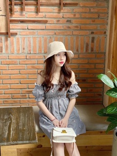 ĐẦM SỌC TRỄ VAI NHÚN CHỈ