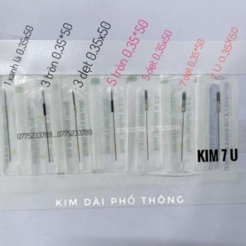 100 Kim máy xăm _dụng cụ phun xăm DCPX Uyen Nguyen