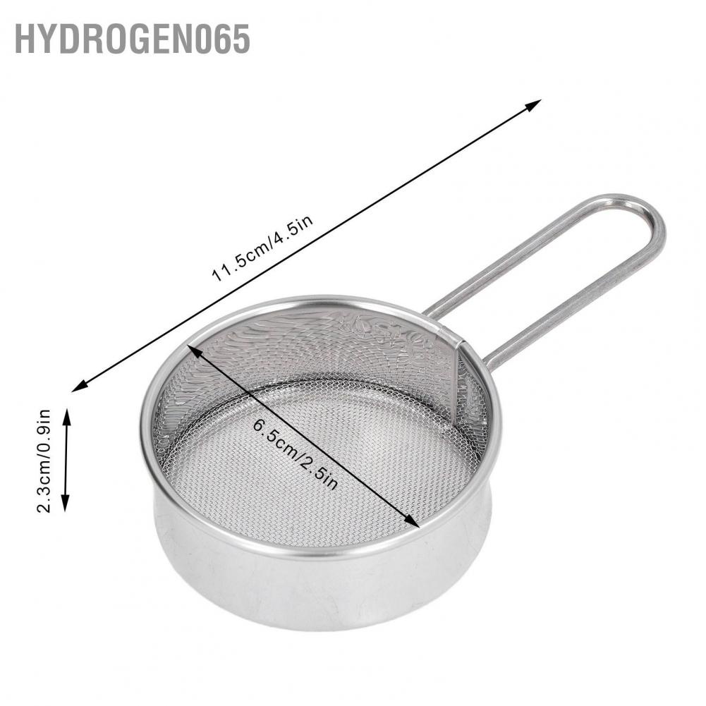 Hydrogen065 Rây bột tròn nhỏ 304 Thép không gỉ tốt 40 lưới Bộ lọc chuyên nghiệp cho tiệm bánh tại nhà Cửa hàng