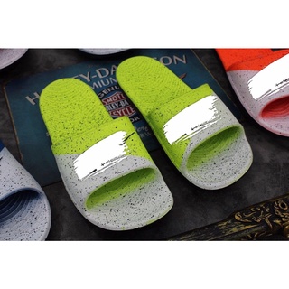 Dép đúc nam quai ngang thể thao sơn chéo chấm tiêu, đế êm, chống nước, chống trượt D02