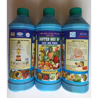 Phân bón lá Bioted 603 Supper - Chai 1 lít