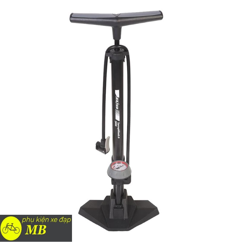 Bơm xe đạp bơm xe máy bơm ô tô chính hãng SAHOO cao cấp tích hợp đồng hồ đo áp suất